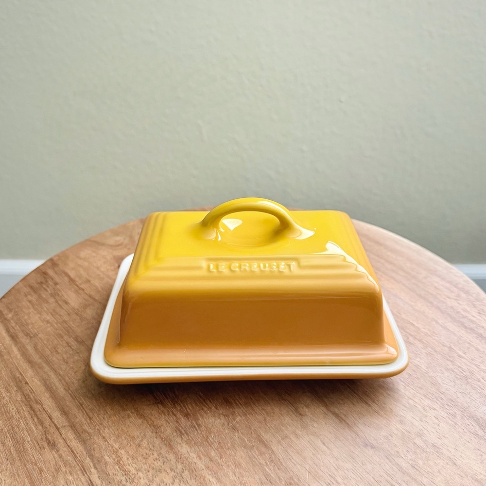 NEW Le Creuset Butter Dish in Nectar 🧈